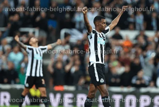Logo ou symbole lié à Alexander Isak, évoquant son ascension dans le football.