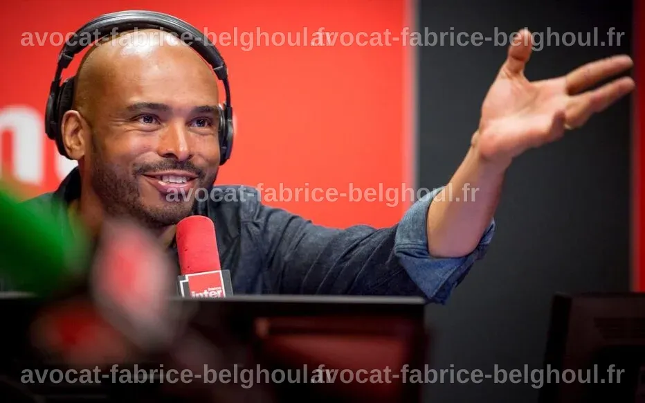 Ali Rebeihi animant son émission sur France Inter pendant le confinement.