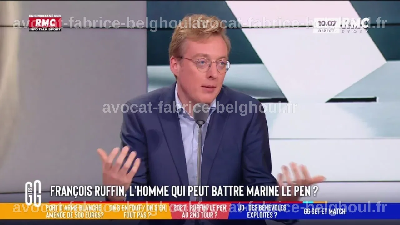 Antoine Diers exprimant son admiration pour François Ruffin.