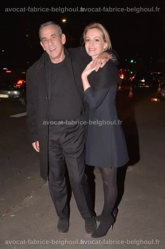 Audrey Crespo-Mara et Aliou Mara lors d'une sortie ensemble.