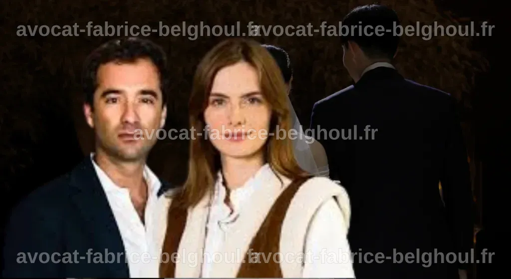 Portrait d'Aziliz Le Corre et de son mari, un couple élégant et discret.
